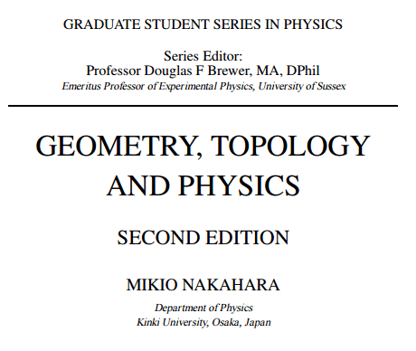 GEOMETRY, TOPOLOGY AND PHYSICS pdf