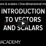 Intro to vectors and scalars