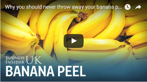 This is why you should never throw away your banana peel