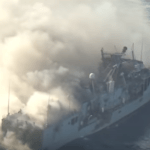 Sinking a US Navy Warship Missiles and Torpedoes