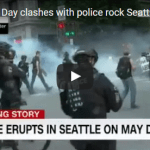 Violent May Day clashes with police