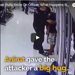 Attacker Pulls Knife On Officer video