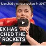 SpaceX has launched the most rockets in 2017