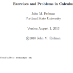 Exercises and Problems in Calculus pdf