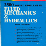Book 2500 Solved problems in Fluid Mechanics and Hydraulics pdf