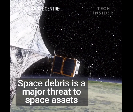 This Satellite Might Be The Solution To Space Junk video
