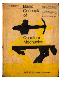 Basic concepts of quantum mechanics pdf