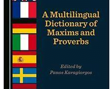 Book A Multilingual Dictionary of Maxims and Proverbs pdf