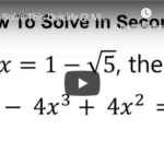 Math problems How To Solve This Quickly