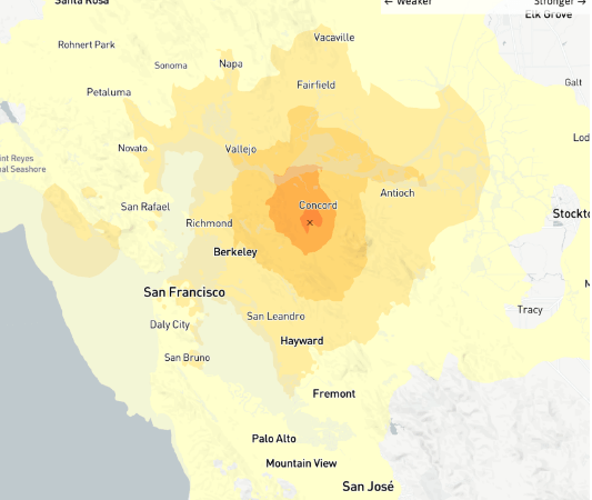 San Francisco Bay Area rattled by 4.7 earthquake Pleasant Hill