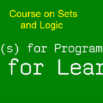 Maths for Programmers Tutorial Comprehensive Course on Sets and Logic