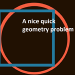 A nice quick geometry problem 2 A nice quick geometry problem