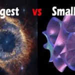 Size Comparison Biggest vs Smallest Objects in the Universe