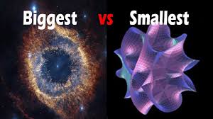 Size Comparison Biggest vs Smallest Objects in the Universe 4 Size Comparison Biggest vs Smallest Objects in the Universe