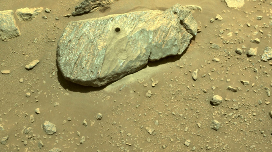 NASA says rock samples found by rover reveal alien life may have existed on Mars