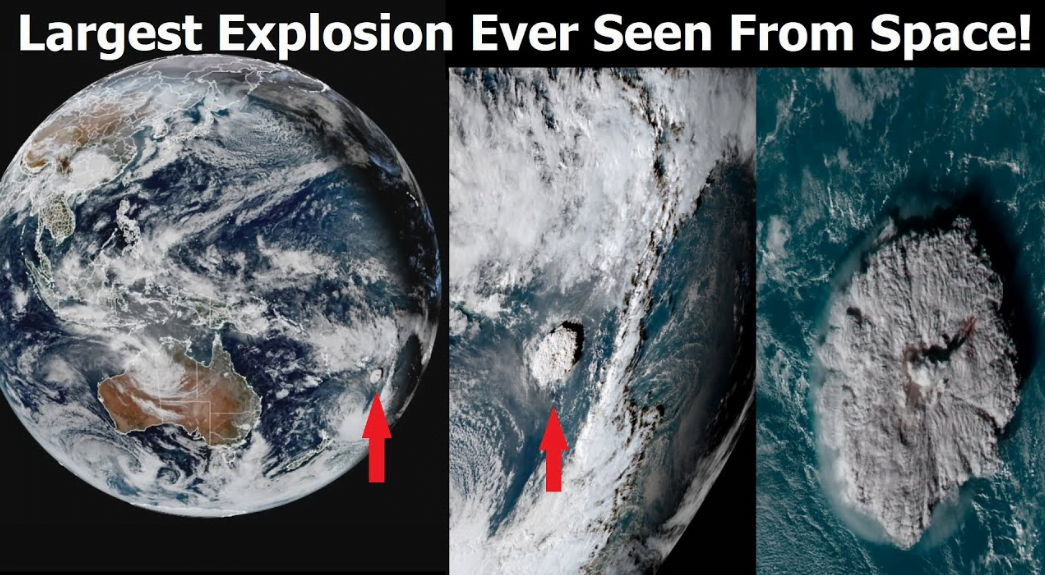 Volcanic Eruption May Be Biggest Ever Seen From Space